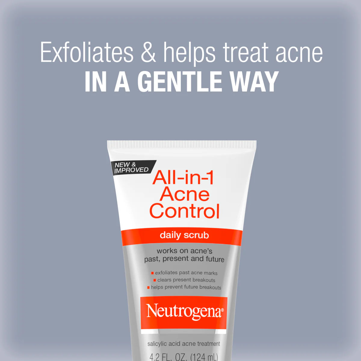 Neutrogena® All-in-1 Acne Control Daily Scrub, 4.2 Fl. Oz
