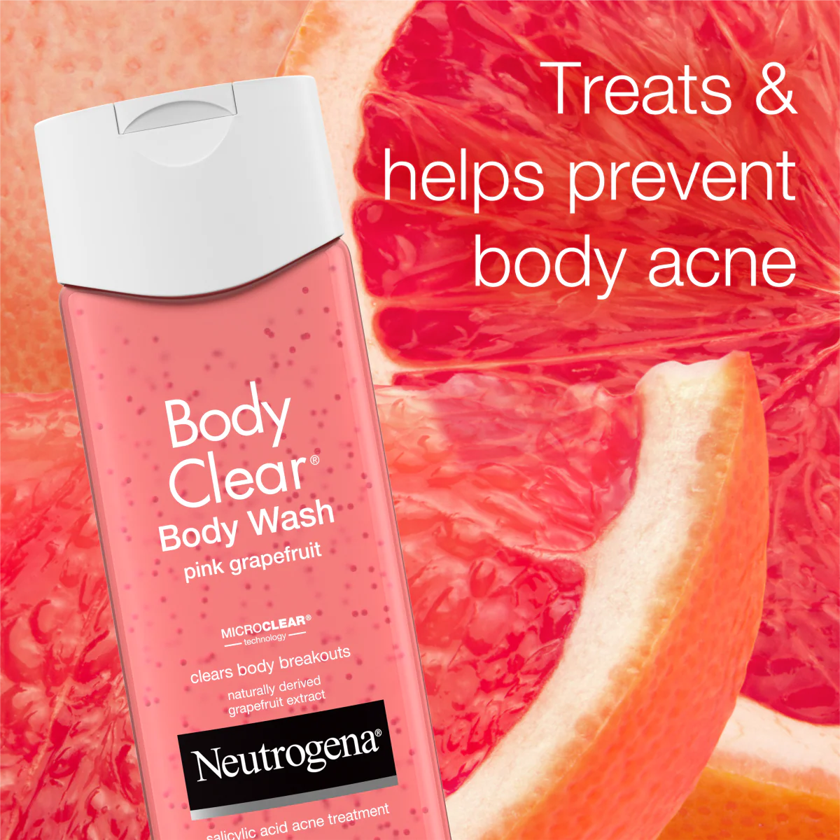 Neutrogena® Body Clear Body Wash Pink Grapefruit, 8.5 Fl. Oz
