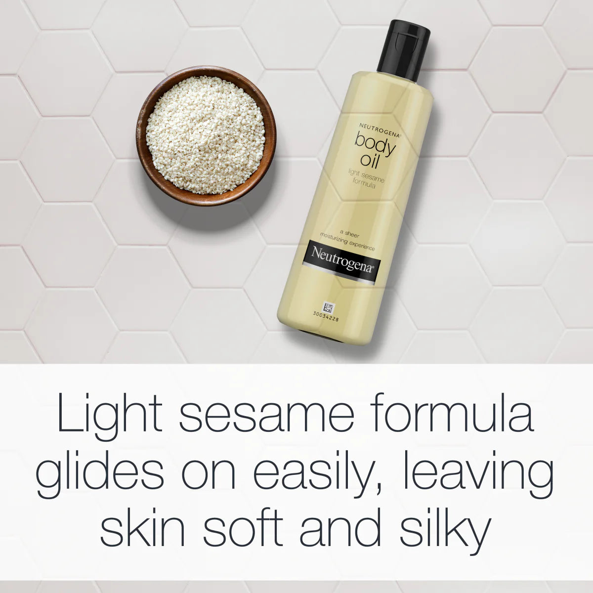 Neutrogena® Body Oil, Light Sesame Formula, 8.5 Fl. Oz