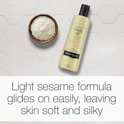 Neutrogena® Body Oil, Light Sesame Formula, 8.5 Fl. Oz