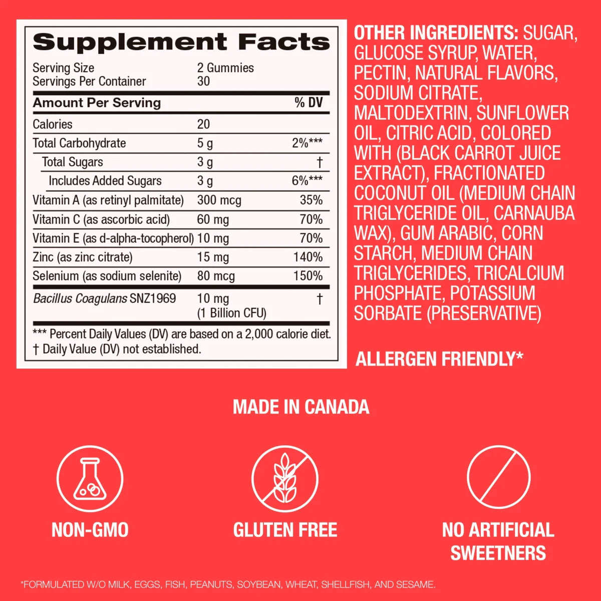 Neutrogena® Clear Complexion Antioxidant Gummies with Zinc, 60 Gummies