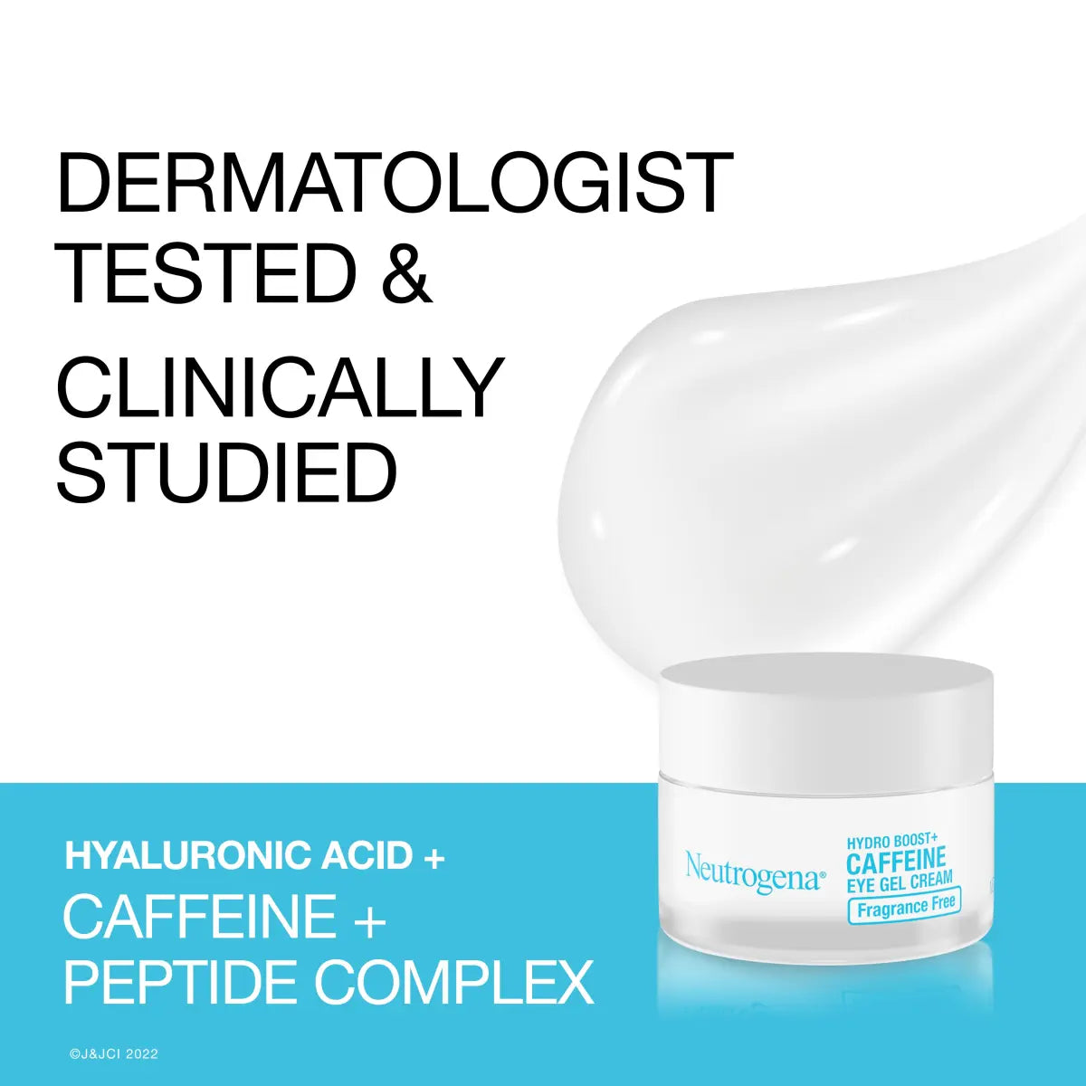 Neutrogena® Hydro Boost+ Caffeine Eye Gel Cream, Fragrance Free, 0.5 Oz