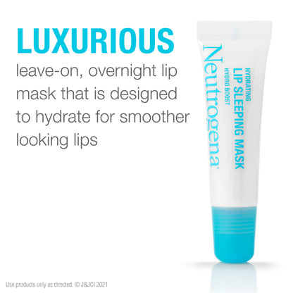 Neutrogena® Hydro Boost Hydrating Clear Lip Sleeping Mask with Hyaluronic Acid, 0.35 Oz