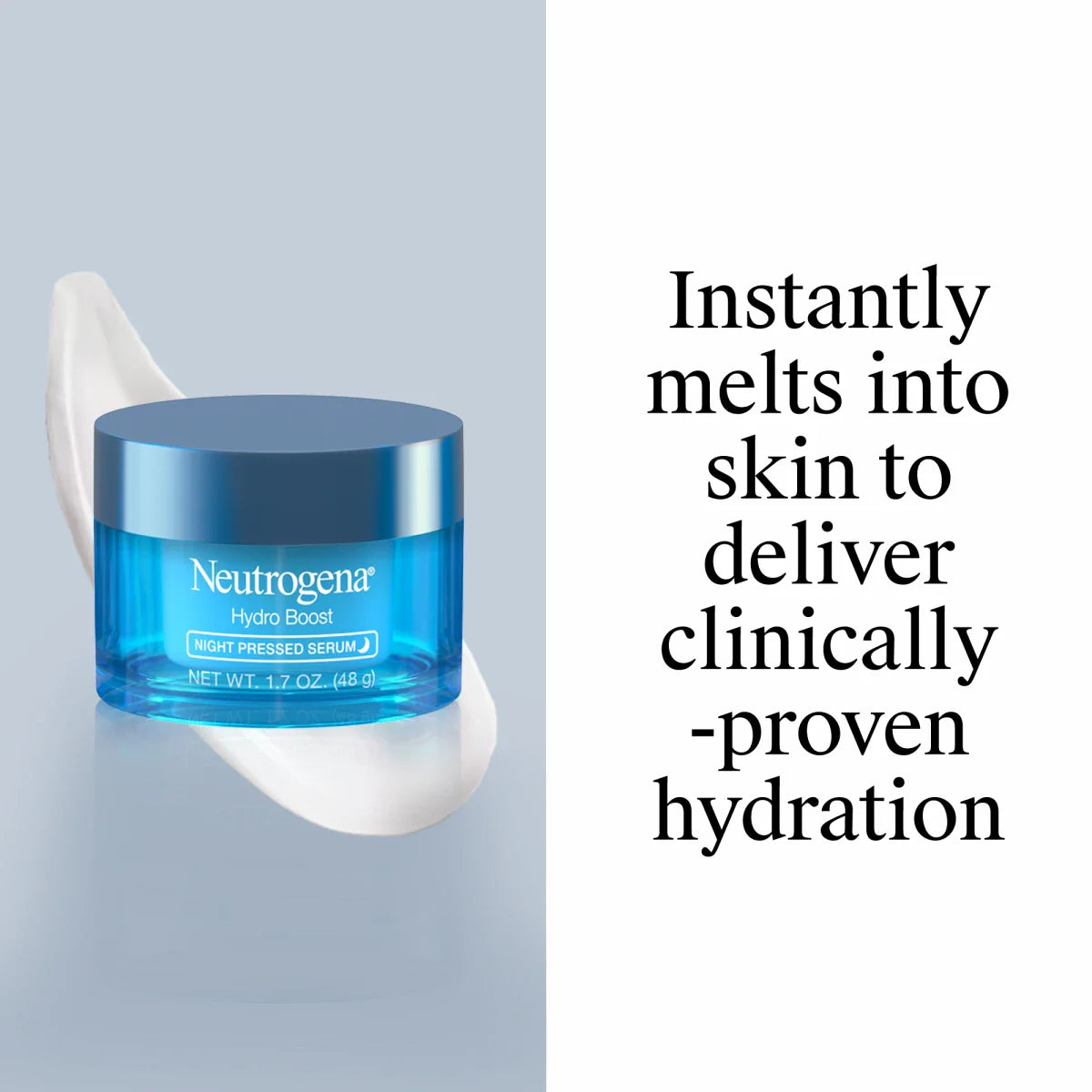 Neutrogena® Hydro Boost Night Pressed Serum with Hyaluronic Acid 1.7 Oz
