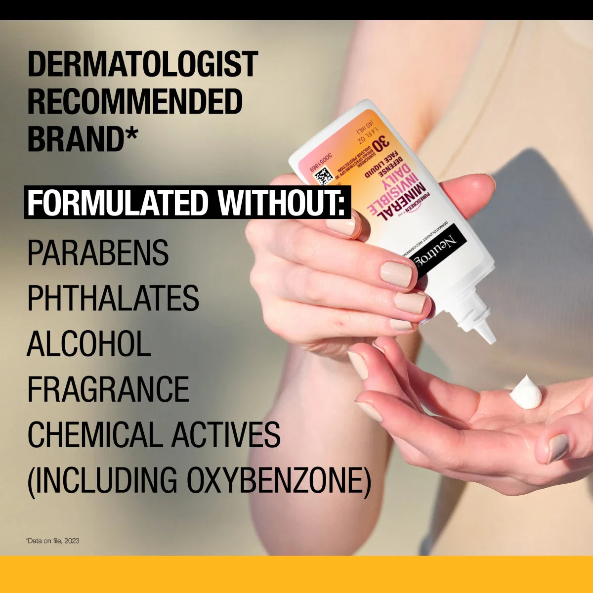Neutrogena® Purescreen+ Invisible Daily Defense Mineral Face Liquid With SPF 30