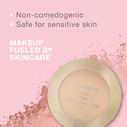 Neutrogena® Mineral Sheers Compact Powder Foundation, Classic Ivory 10, .34 Oz