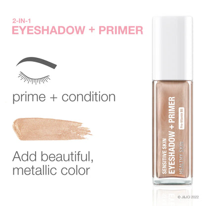 Sensitive Skin 2-in-1 Eyeshadow + Primer - Soft Pearl