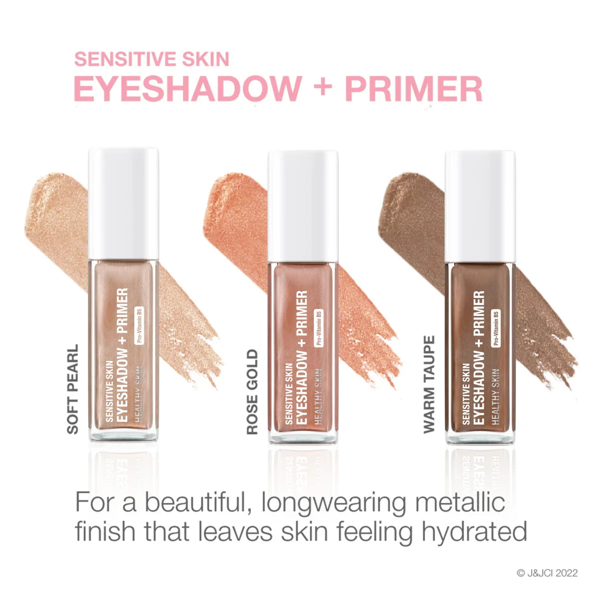 Sensitive Skin 2-in-1 Eyeshadow + Primer - Soft Pearl