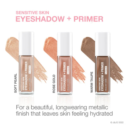 Sensitive Skin 2-in-1 Eyeshadow + Primer - Soft Pearl