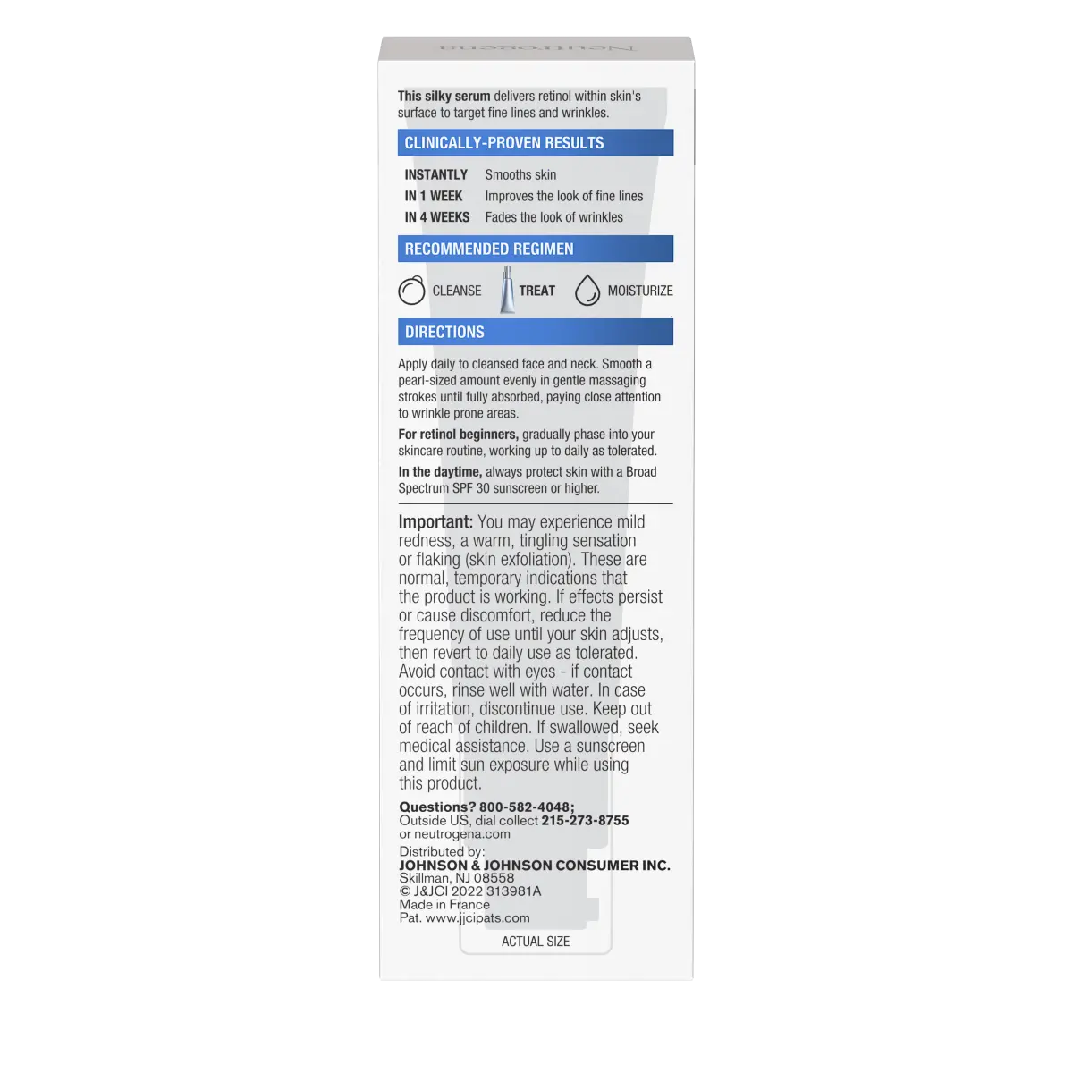 Neutrogena® Rapid Wrinkle Repair Retinol Serum, 1 Fl. Oz