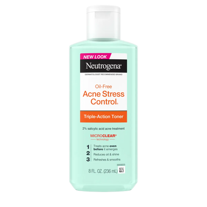 Neutrogena® Oil-Free Acne-Fighting Stress Control Triple-Action Toner, 8 Fl. Oz