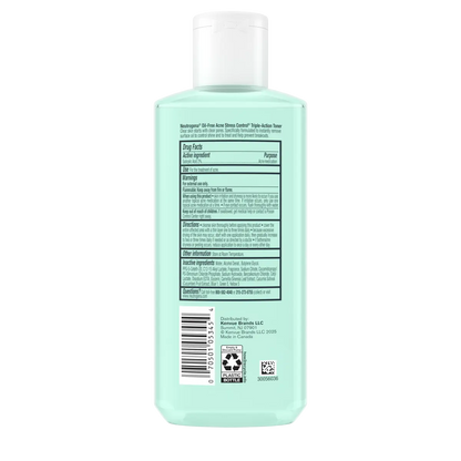 Neutrogena® Oil-Free Acne-Fighting Stress Control Triple-Action Toner, 8 Fl. Oz