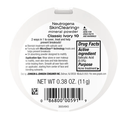 SkinClearing Mineral Powder - Classic Ivory (10)