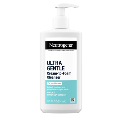 Neutrogena® Ultra Gentle Cream to Foam Cleanser 8.5 Fl. Oz