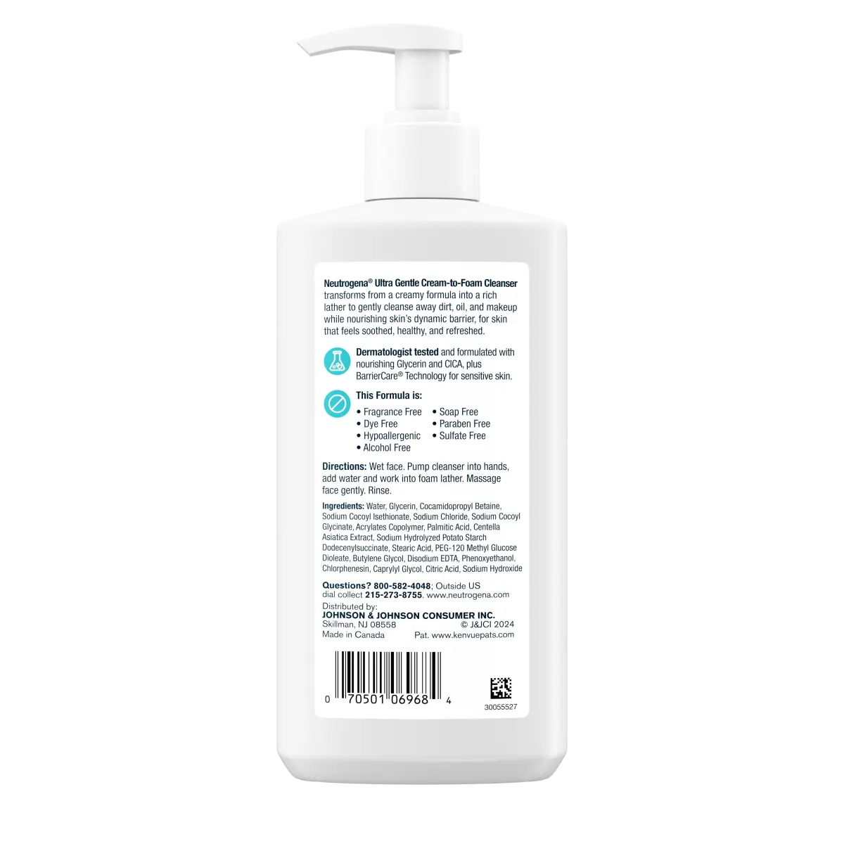 Neutrogena® Ultra Gentle Cream to Foam Cleanser 8.5 Fl. Oz
