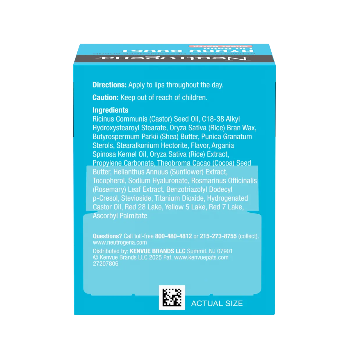 Neutrogena® Hydro Boost Hyaluronic Acid Lip Balm, Sheer Berry, 0.5 Oz