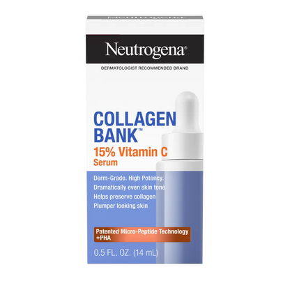 Neutrogena® Collagen Bank 15% Vitamin C Glow Serum, 0.5 Fl. Oz