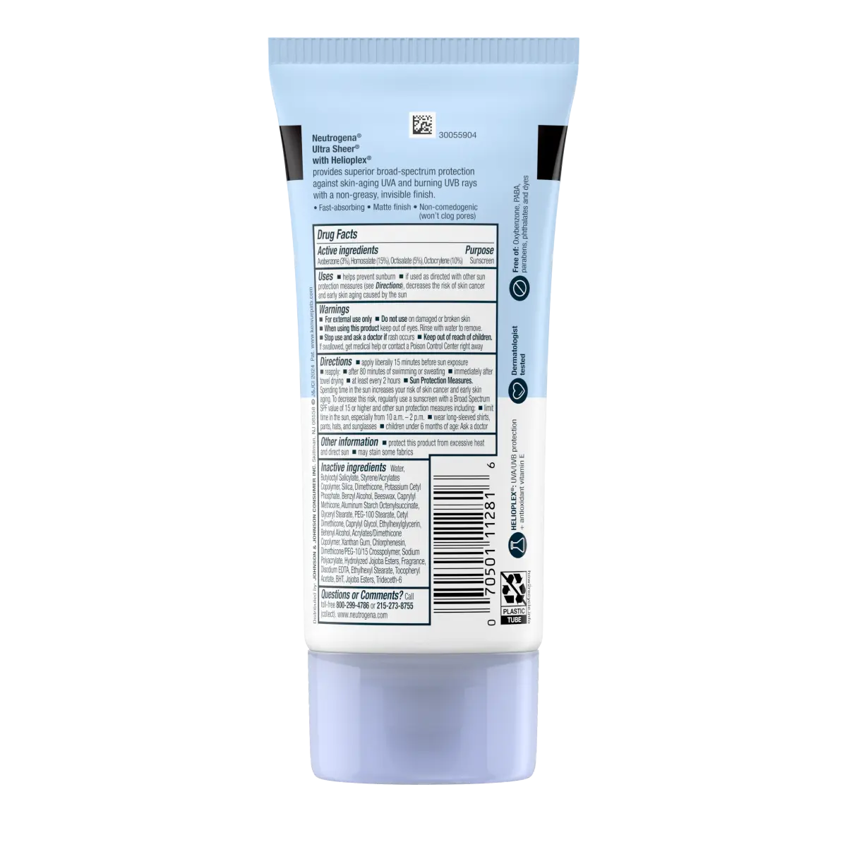 Neutrogena® Ultra Sheer Dry-Touch Sunscreen Lotion Broad Spectrum SPF 70, 5 Fl. Oz