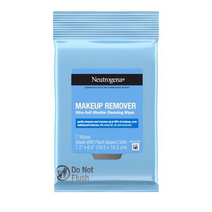 Neutrogena® Makeup Remover Ultra-Soft Micellar Cleansing Wipes. 7 Count