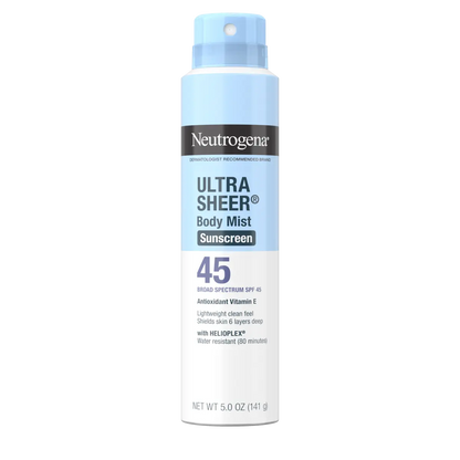 Neutrogena® Ultra Sheer® Body Mist Sunscreen Broad Spectrum SPF 45, 5 Oz