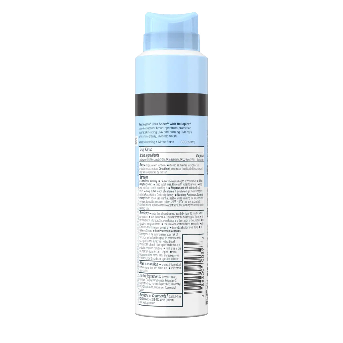 Neutrogena® Ultra Sheer® Body Mist Sunscreen Broad Spectrum SPF 45, 5 Oz