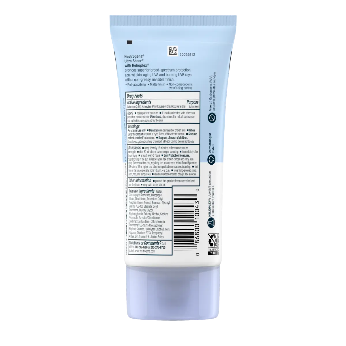Neutrogena® Ultra Sheer Dry-Touch Sunscreen Lotion Broad Spectrum SPF 30, 5 Fl. Oz