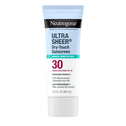 Neutrogena® Mineral Ultra Sheer Dry-Touch SPF 30 Sunscreen Lotion, 3.0 Fl. Oz