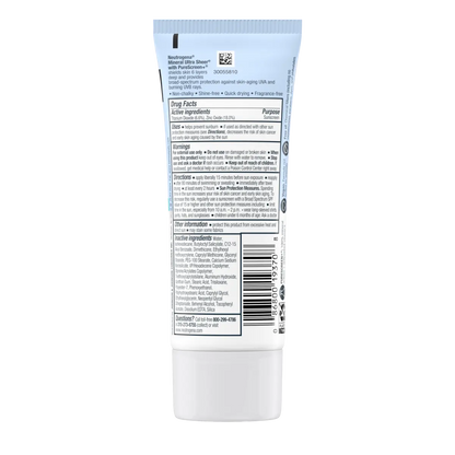 Neutrogena® Mineral Ultra Sheer Dry-Touch SPF 30 Sunscreen Lotion, 3.0 Fl. Oz