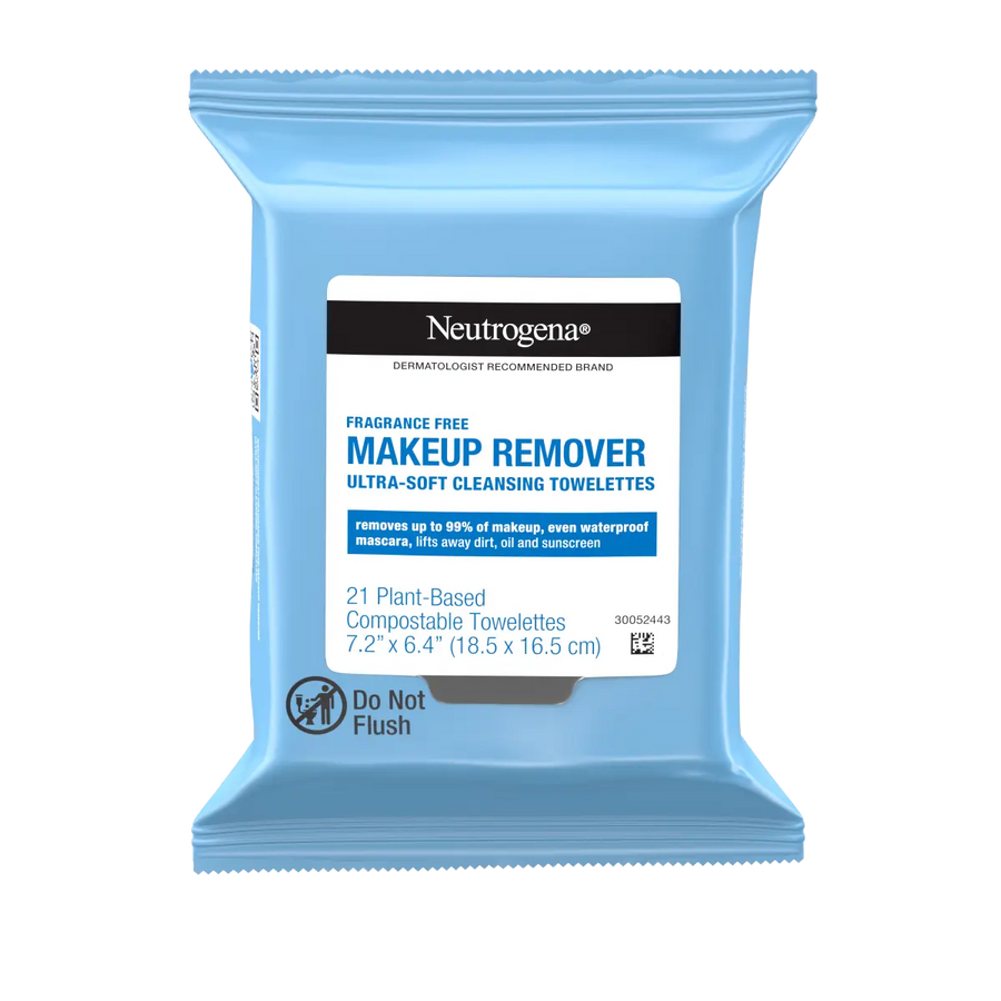 Neutrogena® Makeup Remover Cleansing Towelettes, Fragrance Free, 21 Count