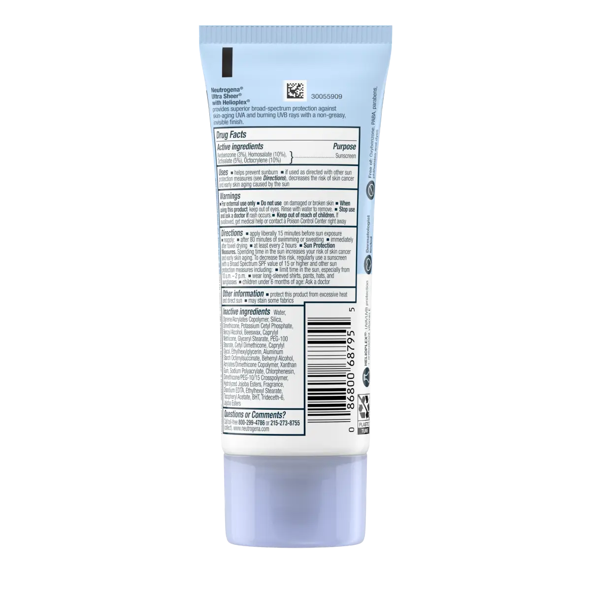 Neutrogena® Ultra Sheer Dry-Touch Sunscreen Lotion Broad Spectrum SPF 45, 3 Fl. Oz