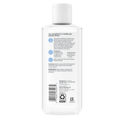 Neutrogena® Alcohol-Free Toner, Fragrance Free, 8.0 Fl. Oz