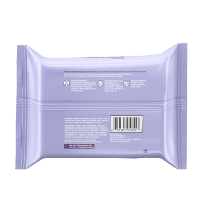 Neutrogena® Night Calming Makeup Remover Ultra-Soft Micellar Wipes, 25 Count