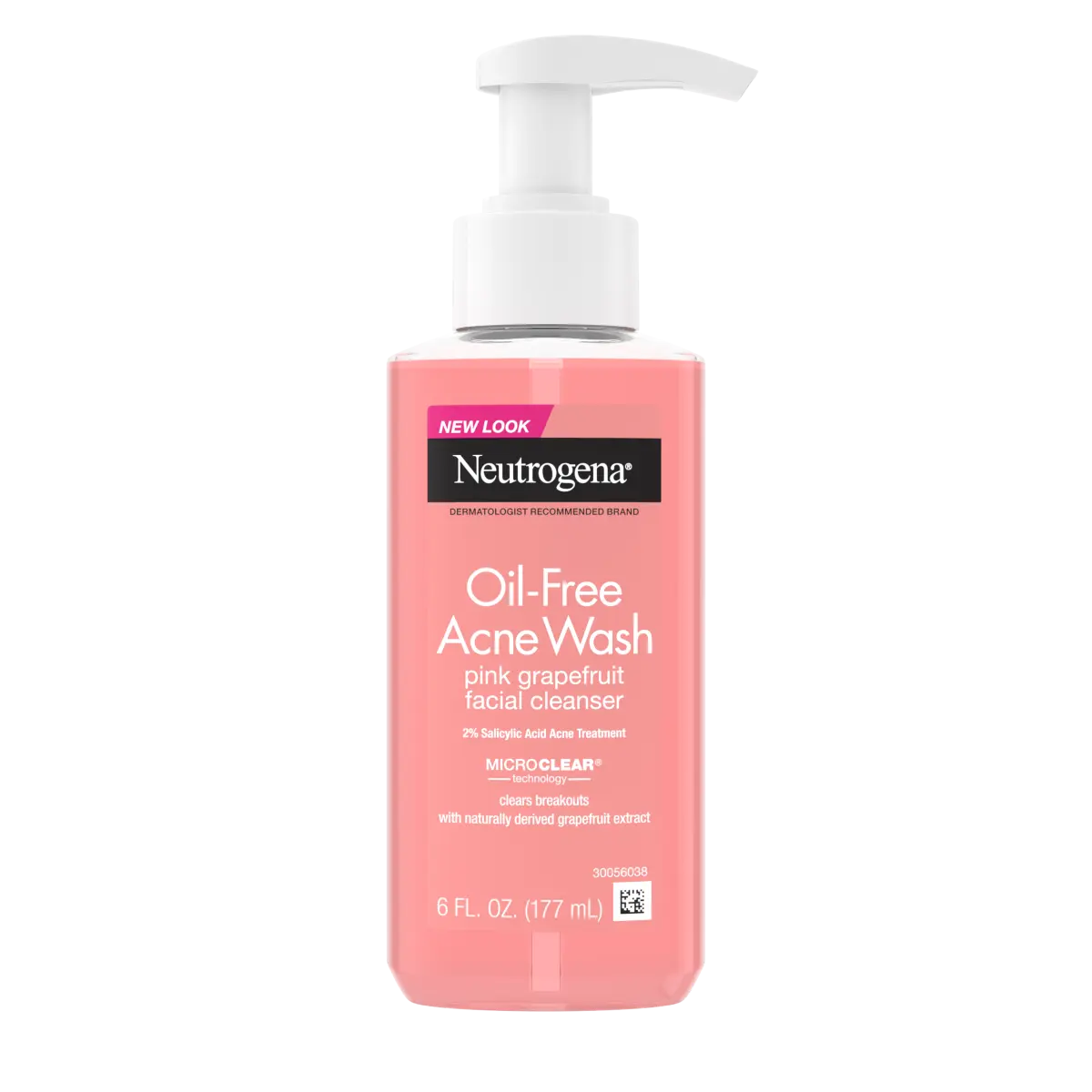Neutrogena® Oil-Free Acne Wash Pink Grapefruit Facial Cleanser, 6 Fl. Oz