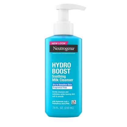 Neutrogena® Hydro Boost Soothing Milk Cleanser Fragrance Free, 7.8 Fl. Oz