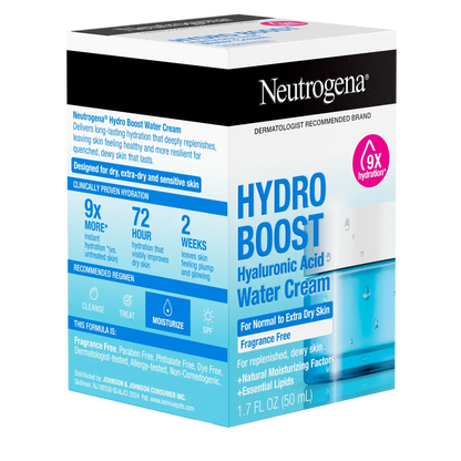 Neutrogena® Hydro Boost Hyaluronic Acid Water Cream Fragrance Free Facial Moisturizer 1.7 Fl. Oz