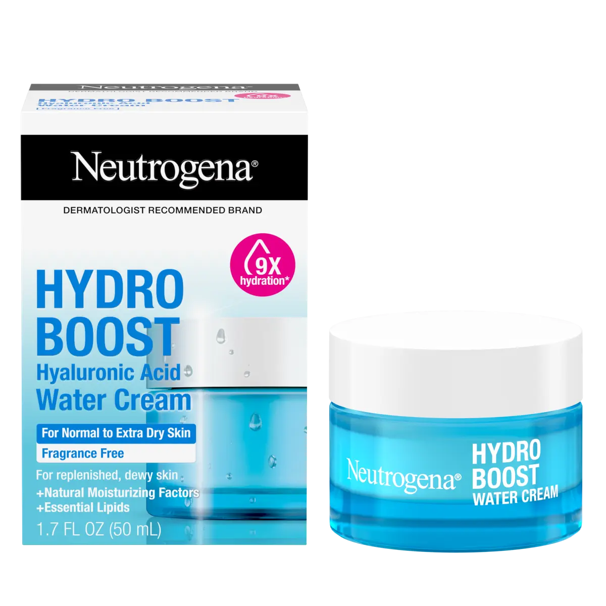 Neutrogena® Hydro Boost Hyaluronic Acid Water Cream Fragrance Free Facial Moisturizer 1.7 Fl. Oz