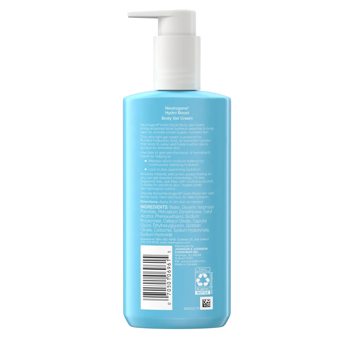 Neutrogena® Hydro Boost Body Gel Cream, Fragrance Free, 8.5 Fl. Oz