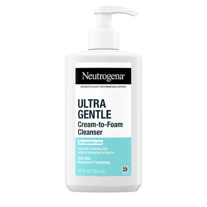 Neutrogena® Ultra Gentle Cream to Foam Cleanser, 12 Fl. Oz