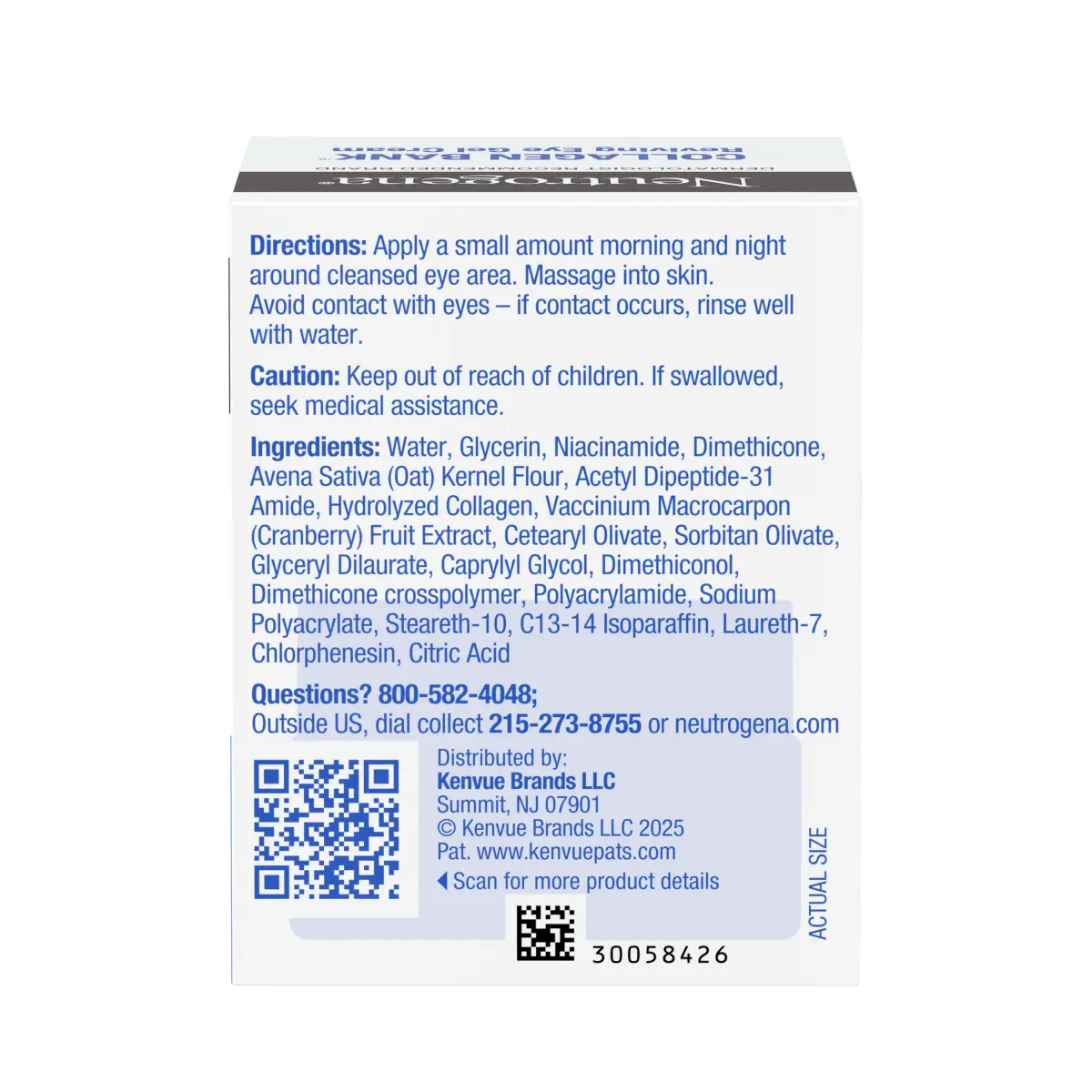 Neutrogena® Collagen Bank Reviving Eye Gel Cream, 0.5 Oz