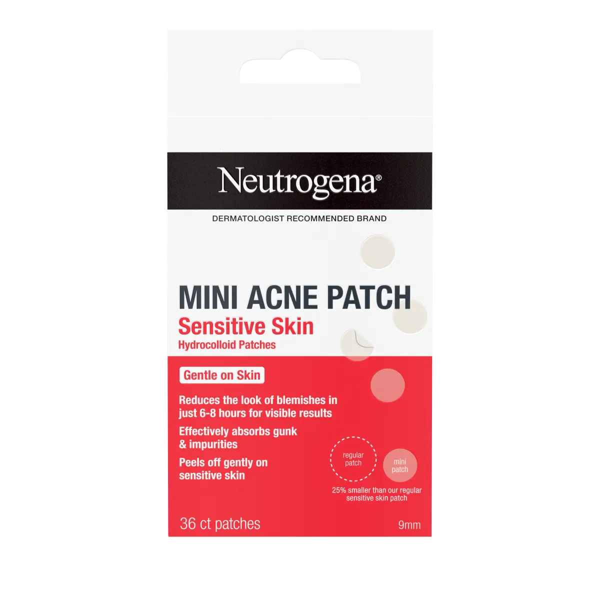 Neutrogena® Mini Acne Patch, Sensitive Skin, 36 Count