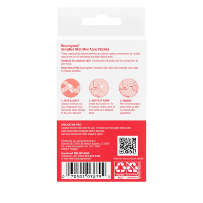 Neutrogena® Mini Acne Patch, Sensitive Skin, 36 Count