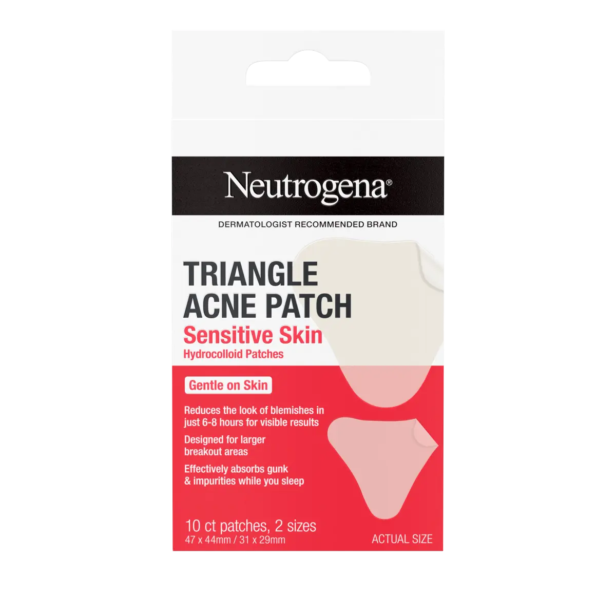 Neutrogena® Sensitive Skin Triangle Acne Patches, 10 Count