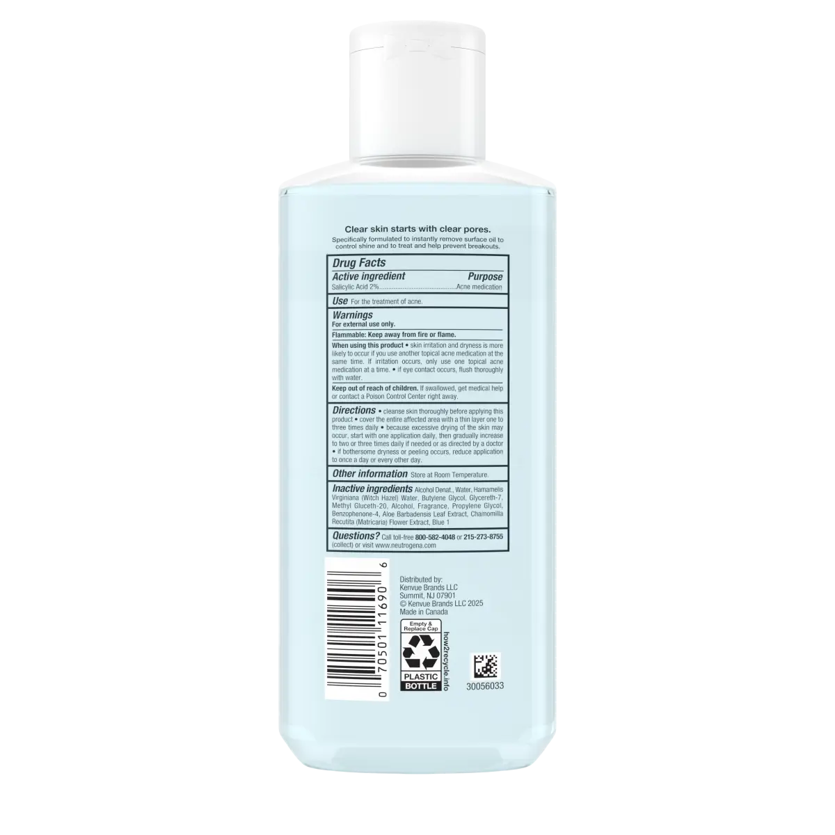 Neutrogena® Clear Pore Oil-Eliminating Astringent, 8 Fl. Oz