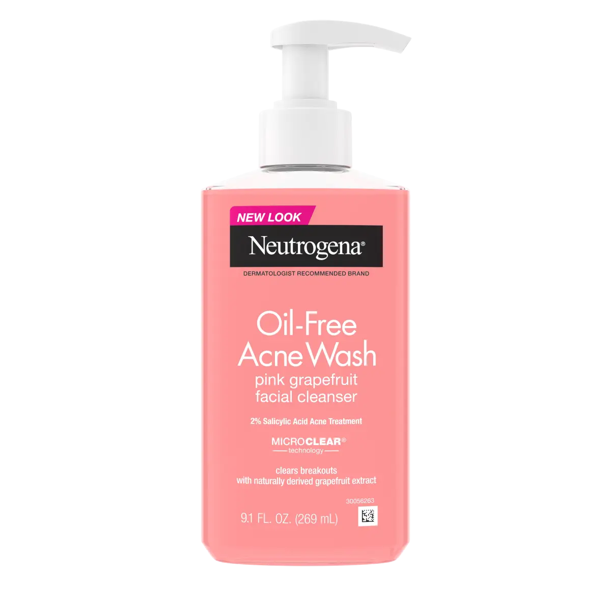 Neutrogena® Oil-Free Acne Wash Pink Grapefruit Facial Cleanser, 9.1 Fl. Oz