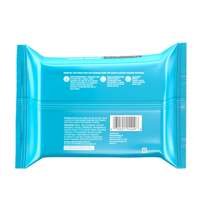 Neutrogena Hydro Boost Ultra-Soft Micellar Cleansing Wipes, 25 Count