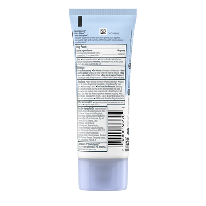Neutrogena® Ultra Sheer Dry-Touch Sunscreen Lotion Broad Spectrum SPF 70, 3 Fl. Oz