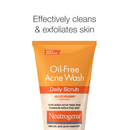 Neutrogena® Oil-Free Acne Wash Daily Scrub, 4.2 Fl. Oz