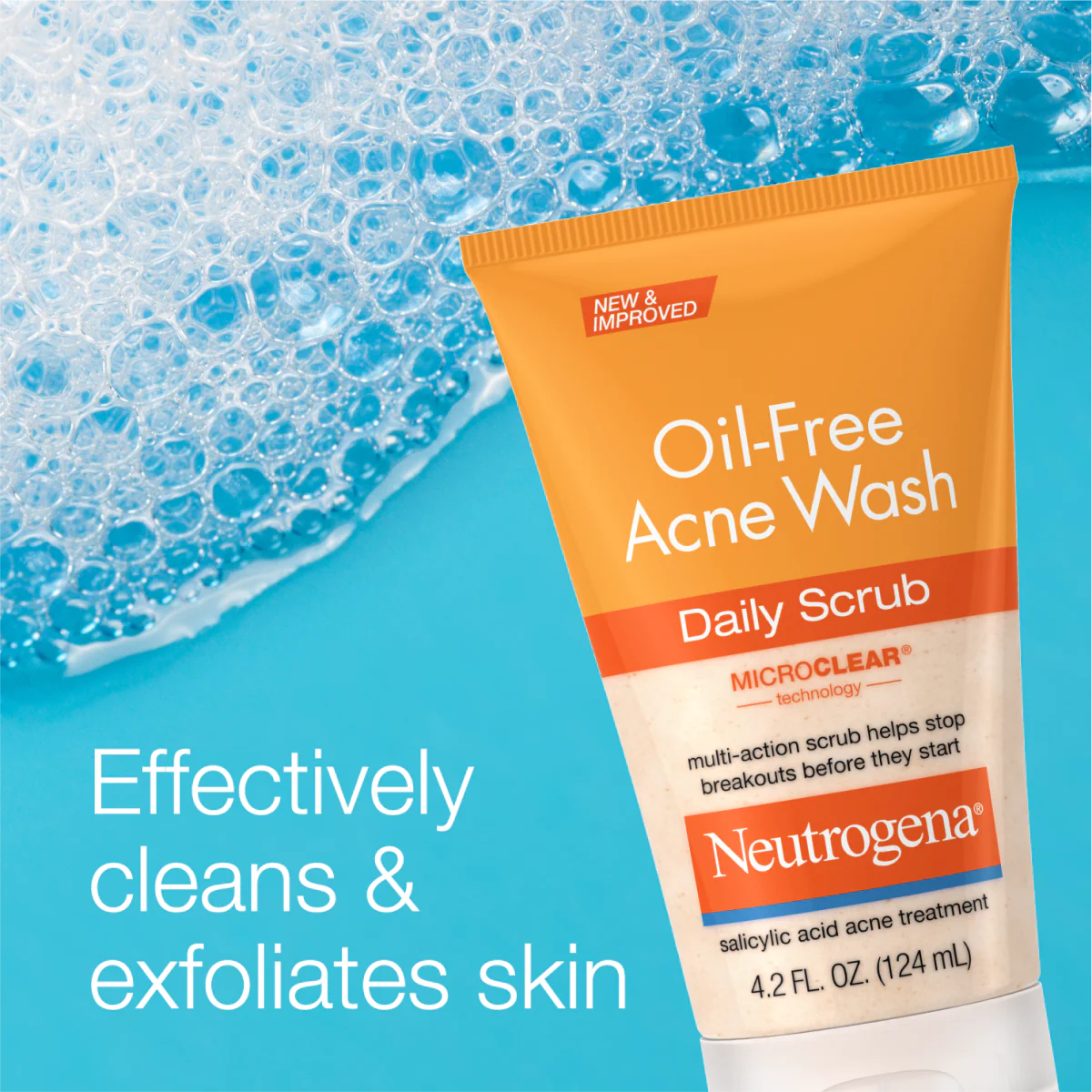 Neutrogena® Oil-Free Acne Wash Daily Scrub, 4.2 Fl. Oz