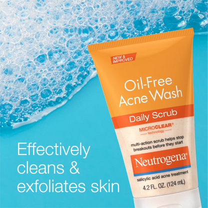 Neutrogena® Oil-Free Acne Wash Daily Scrub, 4.2 Fl. Oz