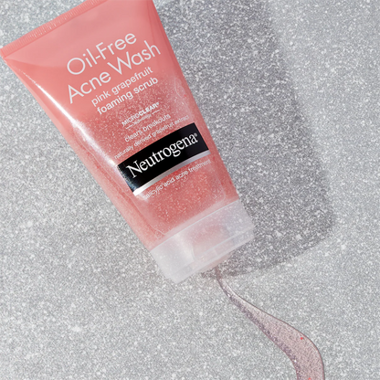 Neutrogena® Oil-Free Acne Wash Pink Grapefruit Foaming Scrub, 4.2 Fl. Oz